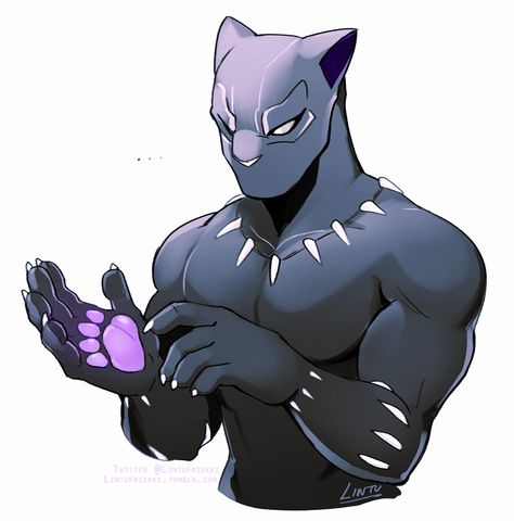 Panther Pictures, Black Panther Art, Marvel Fan Art, Paw Pads, Black Artwork, Black Panther Marvel, Stop Thinking, Spiderman Art, Marvel Fan