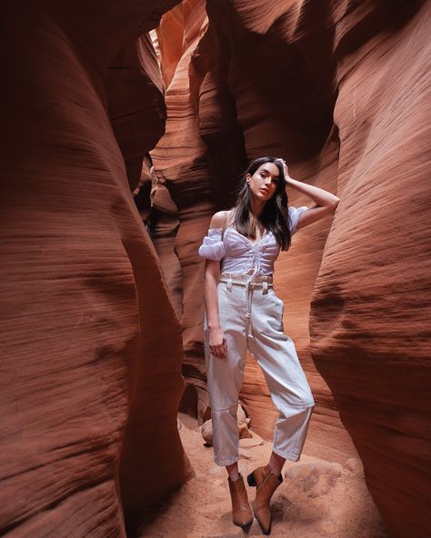 Horseshoe Bend, Slot Canyon and Grand Canyon Grand Canyon Outfit, Grand Canyon Pictures, Shooting Pose, Brittany Xavier, Trip To Grand Canyon, Lux Fashion, Slot Canyon, Las Vegas Trip, The Grand Canyon