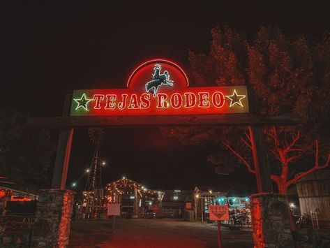 this is the neon sign at Tejas Rodeo just outside San Antonio, Texas. #rodeo #tejasrodeo #texashillcountry #texas #neonsign Texas Rodeo, Texas Hill Country, Bachelorette Weekend, San Antonio Texas, Neon Sign, San Antonio, Rodeo, The Outsiders, Texas