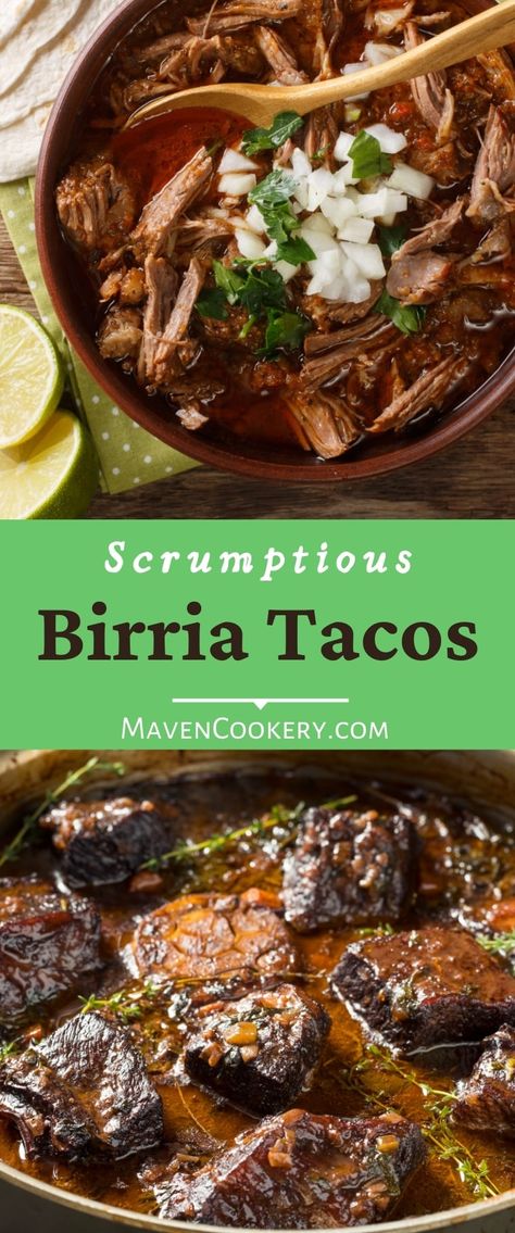 This savory beef Birria tacos recipe with homemade adobo sauce creates the most flavorful Birria shredded beef - and is great for making ahead and freezing. #beefbirria #beefbirriatacos #birriatacos #birriarecipe #howtomakebirria #shreddedbeeftacos #birria #birriatacos #recipestacos #easytacorecipes #tacosrecipesbeefmexican #tacomeatrecipesbeef #beeftacomeatrecipes #shreddedbeeftacosrecipes #crispytacosbeef #tacomeat #tacosbeefmexican Beef Birria Tacos Recipe, Shredded Beef Tacos Recipes, Beef Birria Tacos, Birria Tacos Recipe, Beef Birria Recipe, Beef Birria, Shredded Beef Tacos, Heritage Recipes, Easy Taco Recipes