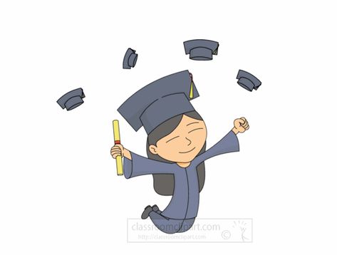 graduate-jumping-animation.gif Graduation Animation, Graduation Clipart, Animated Clipart, Classroom Clipart, My Goal In Life, Pencil Art Drawings, Pencil Art, Print Stickers, Animated Gif