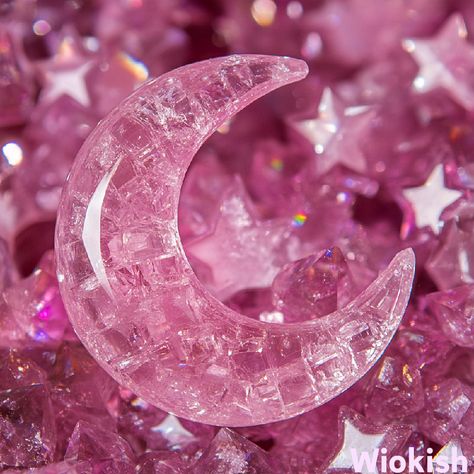 Crystal App Icons, Pink Gems Aesthetic, Pink Crystal Aesthetic, Pink Diamond Steven Universe Aesthetic, Pink Astrology Aesthetic, Pink Spiritual Gemstone Crystals, Pink Rose Quartz Spiritual Crystals, Pink Gemstones, Crystal Gems