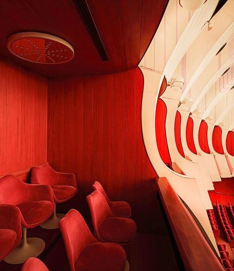 Teatro Regio, Carlo Mollino, Retro Interior Design, Italian Interior, Turin Italy, Retro Interior, Decoration Inspiration, Hospitality Design, Retro Futurism