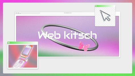 The Y2K aesthetic has taken over web design Y2k Website Design, Y2k Website, Digital Design Trends, Website Maintenance, Website Redesign, Web Design Trends, Low Tech, Personal Portfolio, Whimsical Illustration