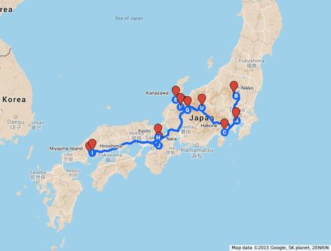 Japan Two Week Itinerary - Nerd Nomads Indian Jones, Japan Honeymoon, Japan Beach, Japan Tourist, Plan A Vacation, Japan Country, Japan Map, Japan Holidays, Walter Mitty