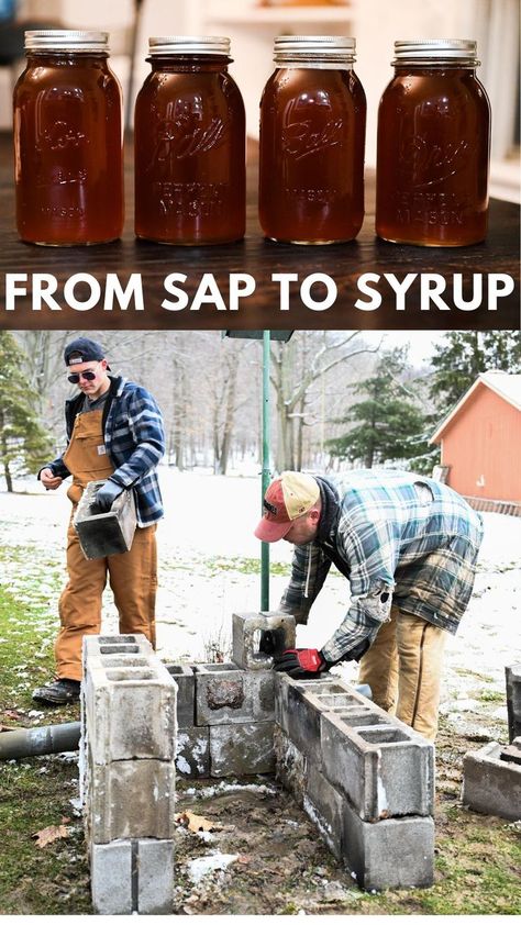 Diy Maple Syrup Evaporator, Diy Maple Syrup, Maple Syrup Evaporator, Maple Sugaring, Homesteading Ideas, Moonshine Recipes, Simple Syrup Recipes, Worm Composting, Homemade Syrup