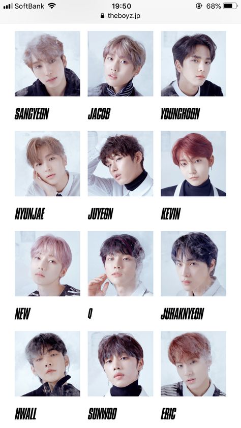 Member The Boyz, The Boyz Members, Kpop Group Names, Kpop Backgrounds, Cool Nike Wallpapers, Blue Aesthetic Pastel, Boy Images, Cartoon Girl Drawing, Model Face