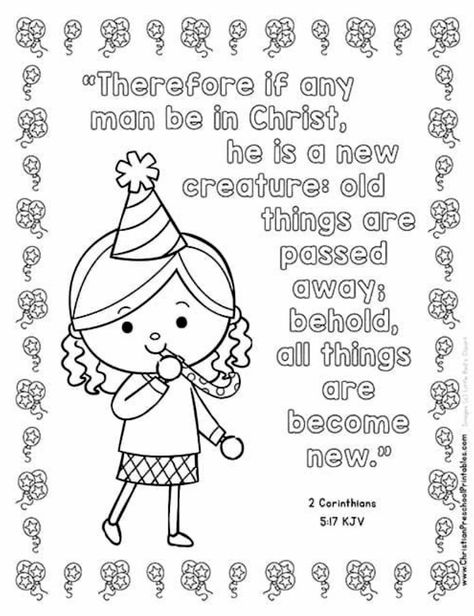 New Years Childrens Church Lesson, New Years Crafts For Kids, Preschool Goals, Crown Coloring Page, New Years Crafts, Sunday School Coloring Sheets, Bible Verse Printables, Sunday School Printables, Kids Church Lessons