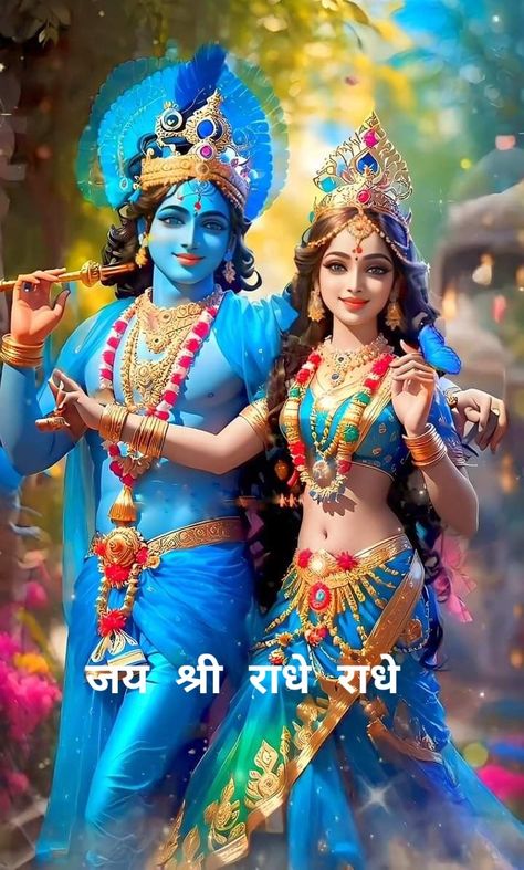 Radhey Radhey Images, Good Morning Clips, Spiritual Pictures, राधे राधे, Hindi Quotes Images, Radha Krishna Wallpaper, Good Morning Image Quotes, Shri Krishna, Banner Background Images