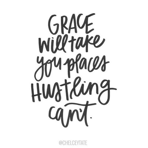 Grace Over Hustle — nHerShoes Gods Grace Quotes, Grace Quotes, Inspirerende Ord, Soli Deo Gloria, Gods Grace, Powerful Words, Christian Quotes, Inspirational Words, Cool Words