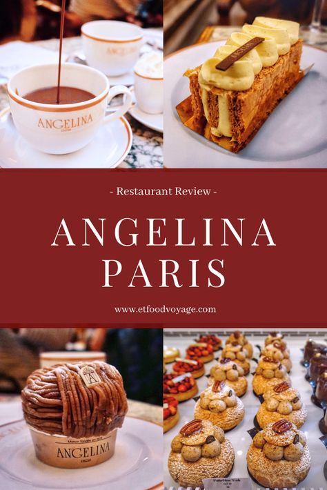 Review of Angelina, a legendary cafe in Paris on the Rue de Rivoli, famous for its luscious hot chocolate along with other pastries. Angelina Paris Cafe Nyc, Cafe Angelina Paris, Angelina Paris Cafe, Angelina Hot Chocolate, Angelina Cafe, Paris Patisserie, Cafe In Paris, Angelina Paris, Cafe Nyc