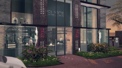 Lounge Sims 4, Sims 4 Lounge, Sims 4 Restaurant, The Sims 4 Lots, Sims 4 House Building, Free Sims 4, Sims 4 House Design, Casas The Sims 4, Sims Building