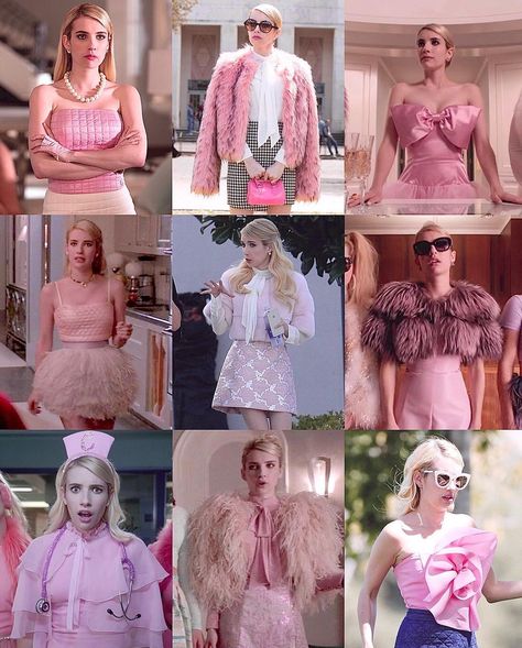 Scream Queens Outfits, Queens Outfits, Aesthetic Retro Outfit, Pink Y2k Aesthetic, Vintage Fashion 90s, 00s Aesthetic, Retro Clothes, Retro Outfit, Theme Pink