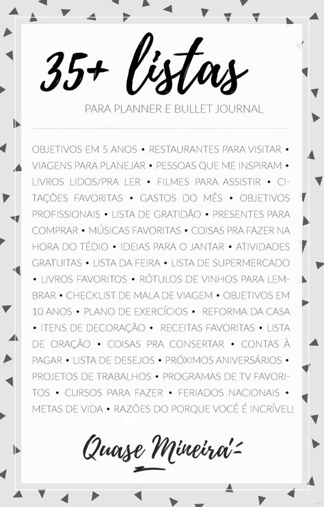 Quem tem mania de organização, ama fazer uma lista ou várias listas para planner ou bullet jornal (bujo). Eu sou assim, levanta a mão se você é assim também… Ballet Journal, Boulet Journal, Bullet Journal 2020, Bullet Journal Tracker, Bullet Planner, Bullet Journal School, Diary Ideas, Bullet Journal Art, Bujo Inspiration