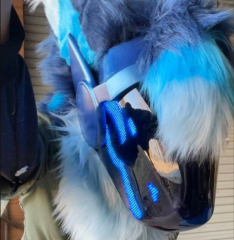 Led Fursuit, Protogen Suits, Fursuit Protogen, Protogen Fursuit, Realistic Dragon, Fursuit Head, Fur Carpet, Dragon Puppet, Toasters