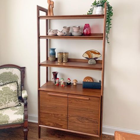 Crate And Barrel Tate, Crate And Barrel Bookcase, Bookcase Cabinet, Modular Storage, Media Cabinet, Studio Interior, Ladder Bookcase, Wood Storage, Crate And Barrel