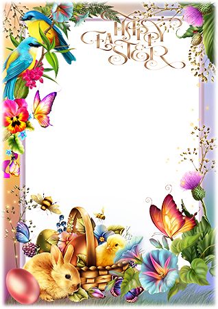 Easter Pics Backgrounds, Easter Border, Easter Picture Frames, Happy Easter Frames For Photos, Easter Photo Frames, Cute Easter Pictures, Photo Frame Flower Design, Border Frame Png, Facebook Frame