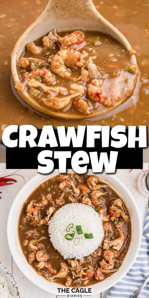 Chicken And Crawfish Recipes, What To Make With Crawfish Tails, Crawfish Soup Recipes, Frozen Crawfish Tails Recipe, Crawfish Rice Recipes, Crawfish Stew Recipe Louisiana, Frozen Crawfish Recipes, Cajun Food Recipes Authentic, Shrimp And Crawfish Recipes