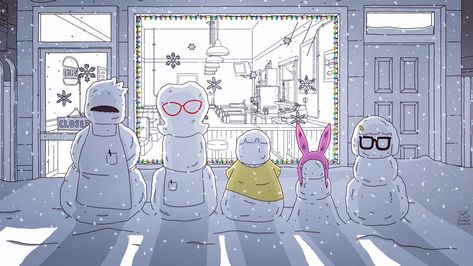 Bobs Burgers Christmas, Bobs Burgers Characters, Strong Female Characters, Have A Lovely Day, Animated Christmas, Merry Christmas To You, Bobs Burgers, Lovely Day, I Wallpaper