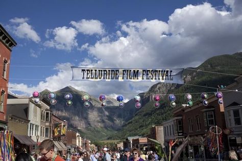 Telluride Film Festival - Labor Day Weekend w/Dan, Maddie & Evan Telluride Film Festival, Fairs And Festivals, Underground Music, We Movie, Oscar Winners, The Hollywood Reporter, New Energy, Summer Festival, Rocky Mountains