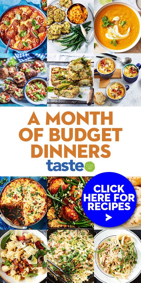 Family Meals On A Budget, Cheap Meal Plans, Meals On A Budget, Meal Planning Menus, Easy Cheap Dinners, Budget Family Meals, Vegetarian Meal Prep, Cheap Easy Meals, Dinner On A Budget