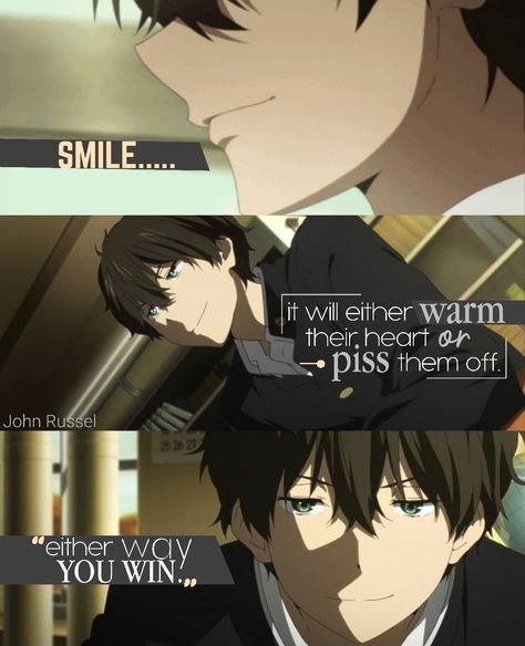 Hyouka Official Art, Anime Quotes Deep, Anime Love Quotes, Manga Quotes, Savage Quotes, Anime Quotes Inspirational, Really Deep Quotes, Warrior Quotes, Anime Jokes