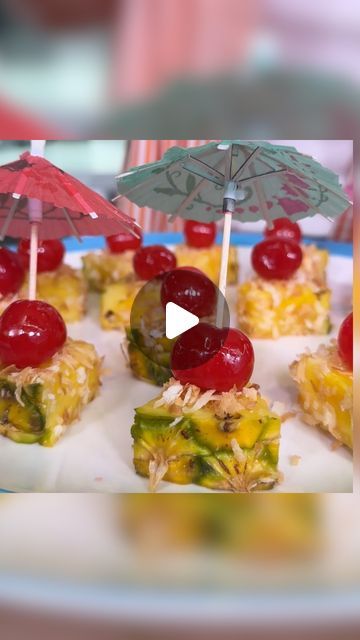 Food Network on Instagram: "Everything you love about a piña colada in one boozy bite‼️

Get the recipe linked in our bio." Amazing Vegetarian Recipes, August 12, Pina Colada, Fun Food, Food Network, Healthy Meals, Food Network Recipes, The Recipe, Appetizer Recipes