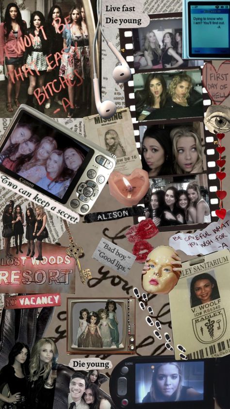 Pretty little liars💗 Pretty Little Liars Aesthetic Wallpaper, Pretty Little Liars Poster, Pretty Little Liars Wallpaper, Pretty Little Liars Aesthetic, Pretty Little Liars Books, Pll Aesthetic, Pretty Little Liars Spencer, Pretty Litter, Pretty Little Liars Fashion