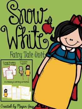 Snow White & the Seven Dwarves Snow White Activities For Preschool, Snow White Activities For Kids, Fairy Tale Writing, Fairy Tales Unit, Snow White Birthday Party, Steam Science, Snow White Birthday, Classroom Transformation, School House Rock