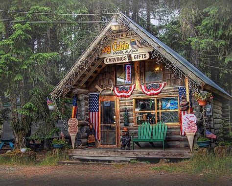 Hyder Alaska, Country Cabin, Interesting Places, Log Cabins, Log Cabin, Bing Images, Alaska, Cabin, Carving