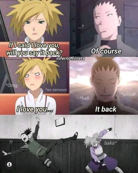 Transponder Snail, Naruto Funny Moments, Naruto Meme, Shikamaru And Temari, Funny Naruto Memes, Anime Content, Anime Mems, Kushina Uzumaki, Naruto Comic