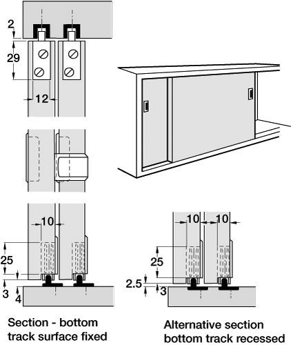 Sliding Door Detail, Sliding Cabinet Door, Sliding Cabinet Door Hardware, Pocket Door Installation, Kitchen Sliding Doors, Sliding Cupboard, Sliding Door Window Treatments, Sliding Cabinet, Indoor Barn Doors