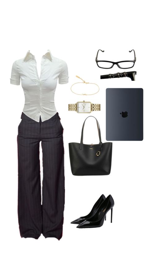 Casual Woman Outfit, 6th Form Outfits, Sixth Form Outfits, Cute Professional Outfits, Looks Pinterest, Woman Outfit, Stylish Work Attire, Corporate Outfits, Uni Outfits