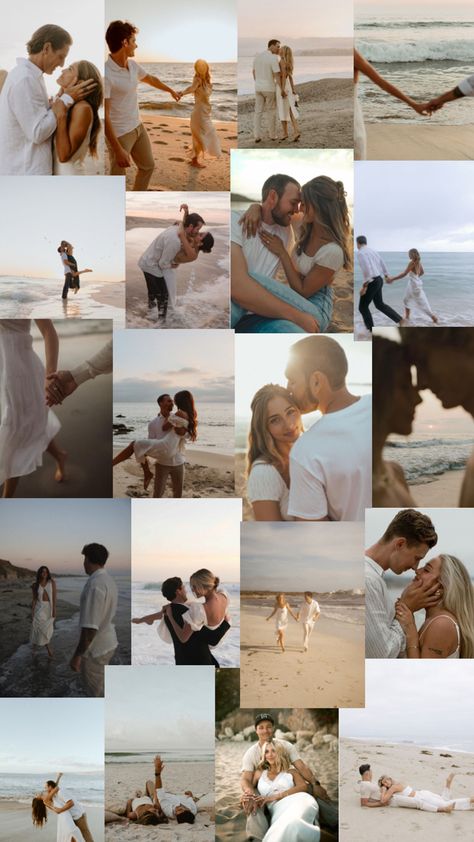 Engagement Photo Shoot Beach, Couples Candid Photography, Date Photos, Beach Photo Inspiration, Couple Beach Photos, Cute Engagement Photos, Couple Engagement Pictures, Pre Wedding Photoshoot Outdoor, Engagement Pictures Poses