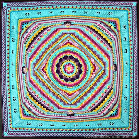 Sophies Universe Crochet Blanket Motif Mandala Crochet, Granny Square Häkelanleitung, Motifs Granny Square, Flower Granny Square, Crochet Mandala Pattern, Crochet Blanket Afghan, Small Blankets, Manta Crochet, Afghan Patterns