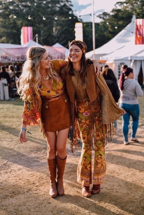 Moda Z Lat 70., 70s Outfit Inspiration, Hippie Outfits 70s, 70s Fashion Hippie, Outfits 60s, Look Hippie Chic, 70 Outfits, Moda Hippie, Look Boho Chic