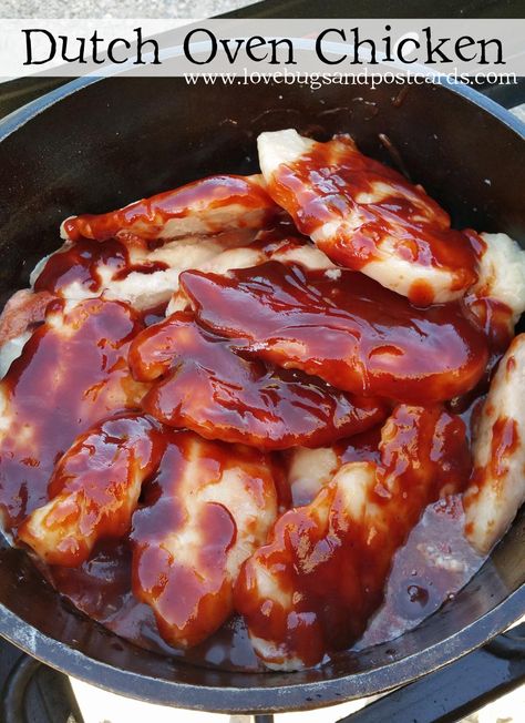 Oven Hot Wings, Oven Bbq Chicken Breast, Oven Chicken Recipe, Dutch Oven Chicken Breast, Chicken Thighs In Oven, Chicken Breast Oven Recipes, Dutch Oven Recipes Cast Iron, Oven Chicken Wings, Dutch Oven Camping Recipes