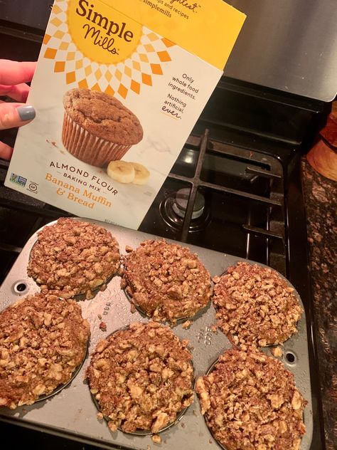 Simple Mills Banana Muffins, Simple Mills Recipes, Simple Mills, Autoimmune Paleo Recipes, Baking With Almond Flour, Banana Muffin Recipe, Autoimmune Paleo, Primal Kitchen, Bread Mix