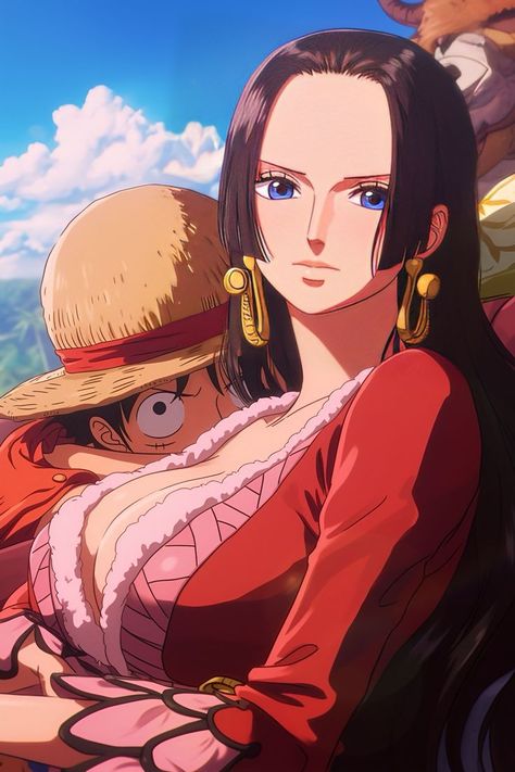 Luffy X Hancock Wallpaper, One Piece Boa Hancock Wallpapers, Luffy X Boa Hancock Wallpaper, Luffy Manga Wallpaper, Hancock X Luffy, Boa Hancock Wallpaper Hd, One Piece Waifus, Luffy X Boa Hancock, Luffy Girl