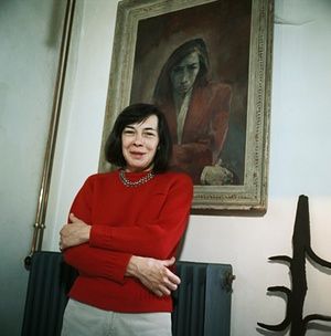 Cool necklace -- Patricia Highsmith at her home in Paris in 1970. Home In Paris, Patricia Highsmith, Todd Haynes, Graham Greene, Women Writers, Good For Her, Book Writer, The Uncanny, Alfred Hitchcock