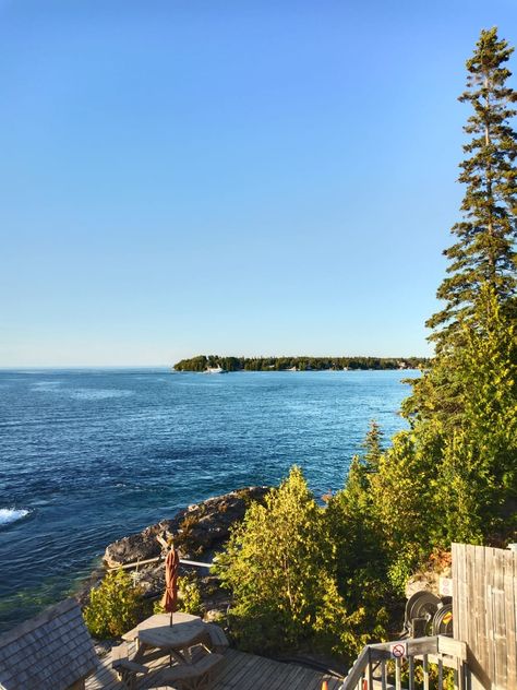 #Tobermory #water #Ontario Tobermory Ontario, Southern Ontario, Rustic Cabin, Ontario, Cabin, Water, Color