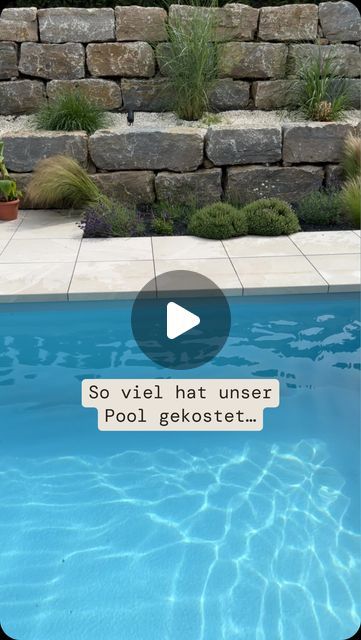 Sina - Interior & Hausbau on Instagram: "Gesamtkosten unseres Pools 💰   Wie gewünscht findet ihr in diesem Video transparent alle Kosten zu unserem eigenen Pool im Garten. 🩵  Die Gesamtkosten unseres Pools belaufen sich damit auf 21.566€. Zu beachten ist, dass alle Preise (bis auf den Poolroboter) von 2021/2022 sind und wir den Poolroboter am Prime Day gekauft haben 🤗  Habt ihr mit mehr oder weniger Geld gerechnet?  Einen schönen Freitag wünsche ich euch 🫶🏼  Pool • Garten • Gartengestaltung • Außenanlage  #pool #poolbau #eigenerpool #poolimgarten #poolkosten #gartengestaltung #garten #outdoor #outdoorliving #homelove #solebich" Pool Am Hang, Kleiner Pool Design, Oberirdische Pools, Moderne Pools, Prime Day, Pool Designs, Pool, On Instagram, Design