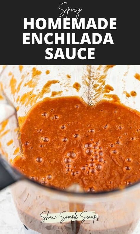 Spicy Enchilada Sauce, Mexican Enchiladas, Turkey Enchiladas, Traditional Mexican Food, Homemade Enchilada Sauce, Thing To Make, Healthy Dips, Spicy Sauce, Enchilada Sauce