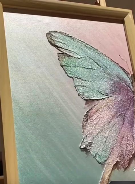 Butterfly Art Painting, Canvas Art Projects, Speed Painting, Diy Abstract Canvas Art, Easy Canvas Painting, Textured Canvas Art, Small Canvas Art, Beautiful Painting, Nature Art Painting