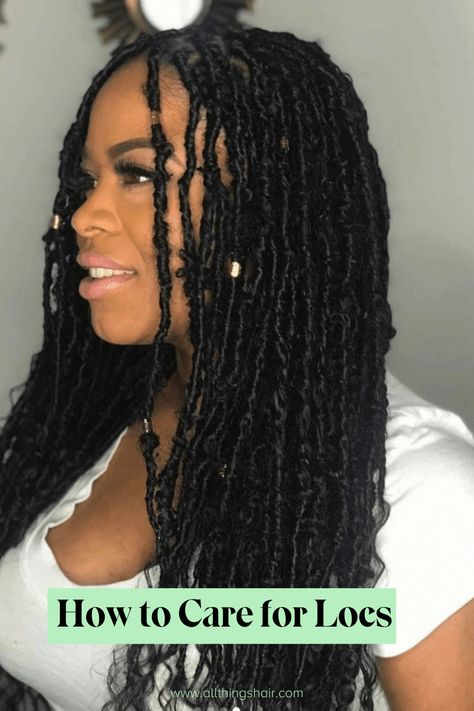 girl with long dreadlocks How To Keep Locs Moisturized, Loc Shampoo, Loc Care, Loc Maintenance, Scalp Cleanse, Maintenance Routine, Hairstyles For Natural Hair, Moon Hair, Beautiful Locs