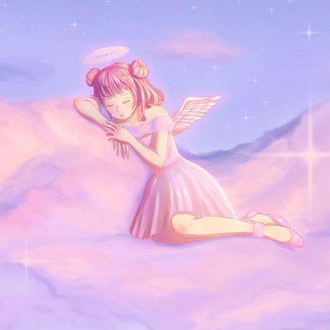 Clouds Art, Fluffy Clouds, Cloud Art, Anime Angel, Gremlins, An Angel, Manga Drawing, Drawing Art, Art Reference Poses