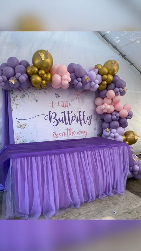 Girl Shower Themes, Princess Theme Birthday Party, Girl Baby Shower Decorations, Butterfly Theme, Unusual Flowers, Diy Centerpieces, Flower Diy Crafts, Princess Party