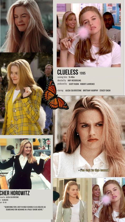 Clueless Wallpaper, Cher Aesthetic, Alicia Silverstone Clueless, Clueless Aesthetic, Clueless Cher, Clueless 1995, Stacey Dash, Cher Clueless, Party Like Its 1999