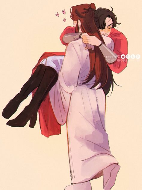 Hualian Tgcf, Black Cat Anime, Adorable Homes Game, Hua Cheng, Fall From Grace, This Is Love, Heaven's Official Blessing, Aesthetic Images, Anime Ships