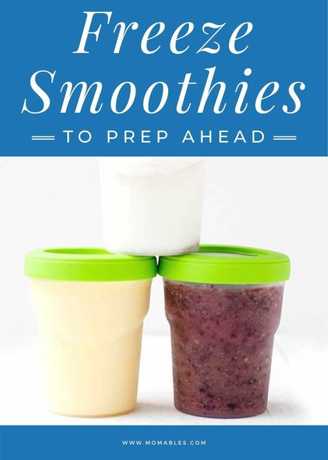 How to freeze smoothies so they stay creamy and perfect for packing into the lunchbox. Smoothie Bites, Freezing Smoothies, Frozen Smoothie Recipes, Smoothie Bags, Smoothie Cubes, Frozen Smoothie Packs, Frozen Fruit Recipes, Make Ahead Smoothies, Freezer Smoothie Packs